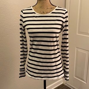 Loft, Long Sleeve T-Shirt, Size Small
